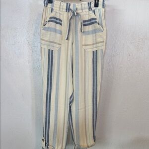 SO Striped Blue and Cream Pants